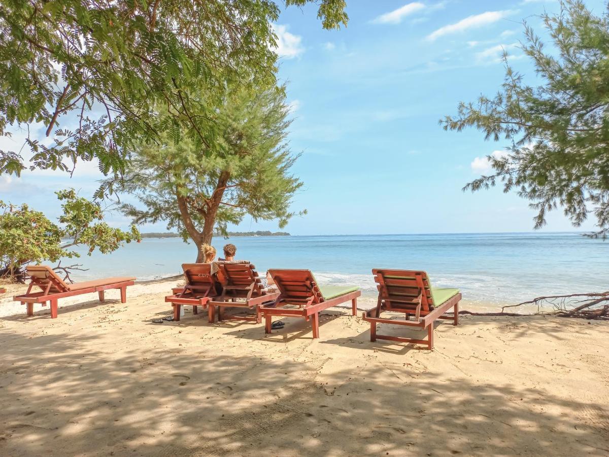 Nusa Indah Bungalows Гили Еър Екстериор снимка